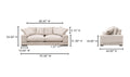 Modern Charcoal Plunge Sofa