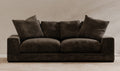 Modern Charcoal Plunge Sofa