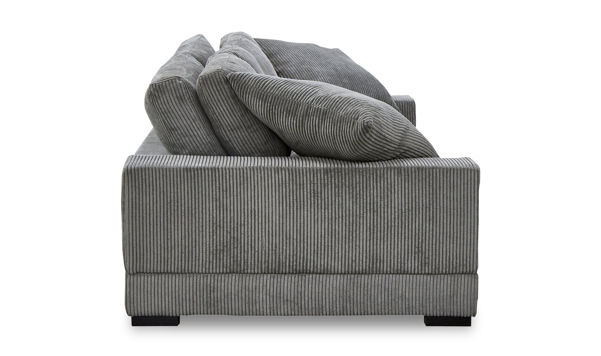 Modern Charcoal Plunge Sofa