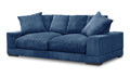 Modern Charcoal Plunge Sofa