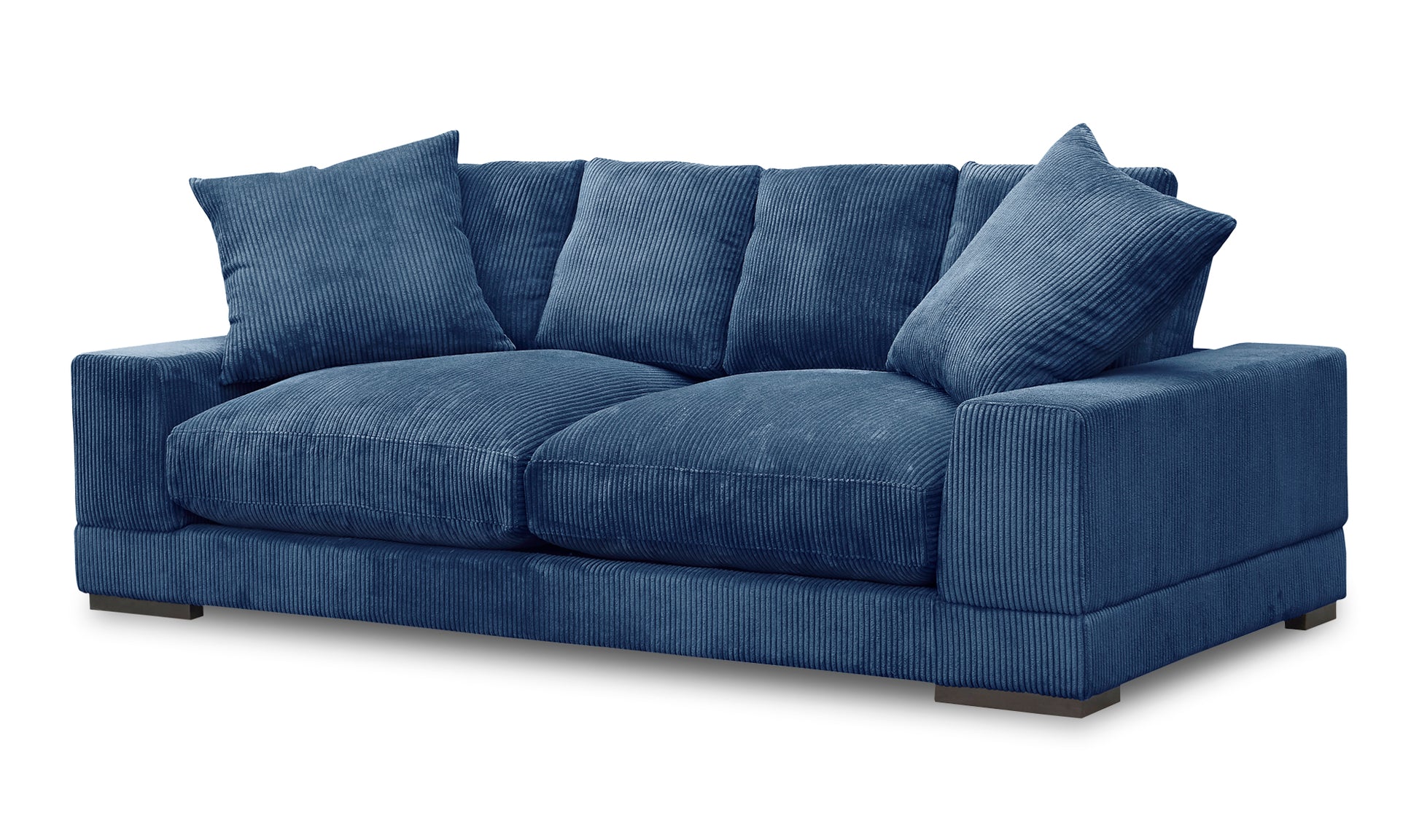 Modern Charcoal Plunge Sofa