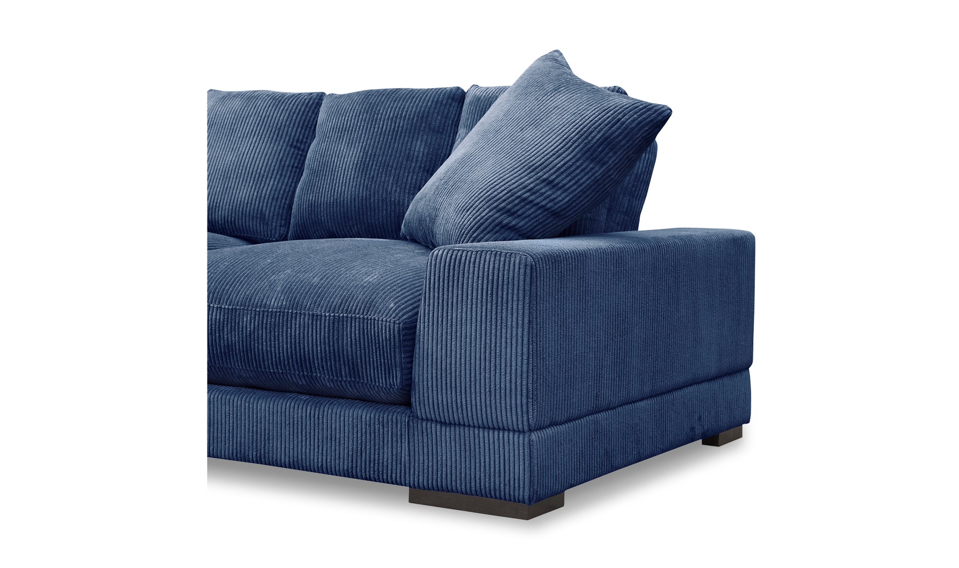Modern Charcoal Plunge Sofa