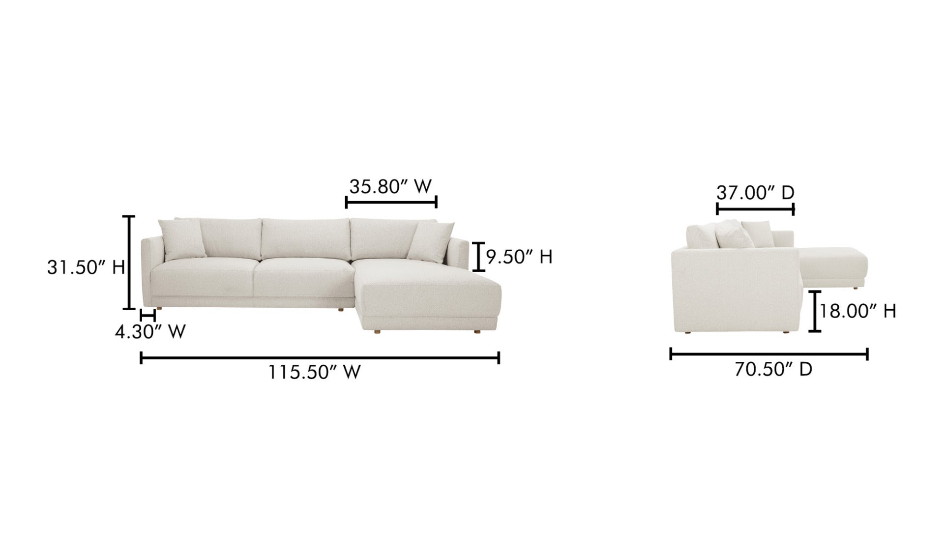 Bryn Sectional Heritage Green