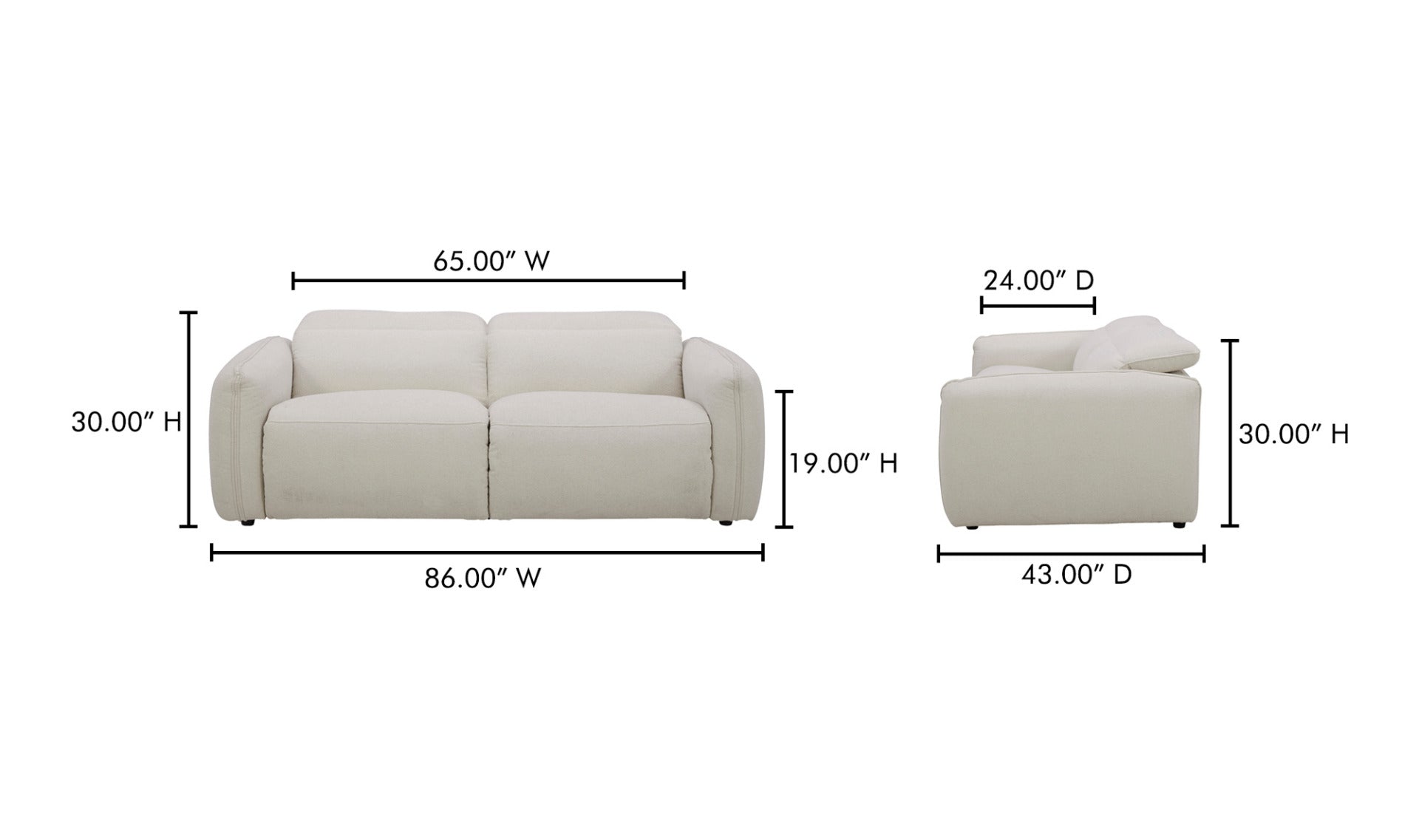 Eli Power Recliner Sofa