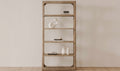 Modern Brown Abbott Bookshelf - Stylish Storage for Every Room