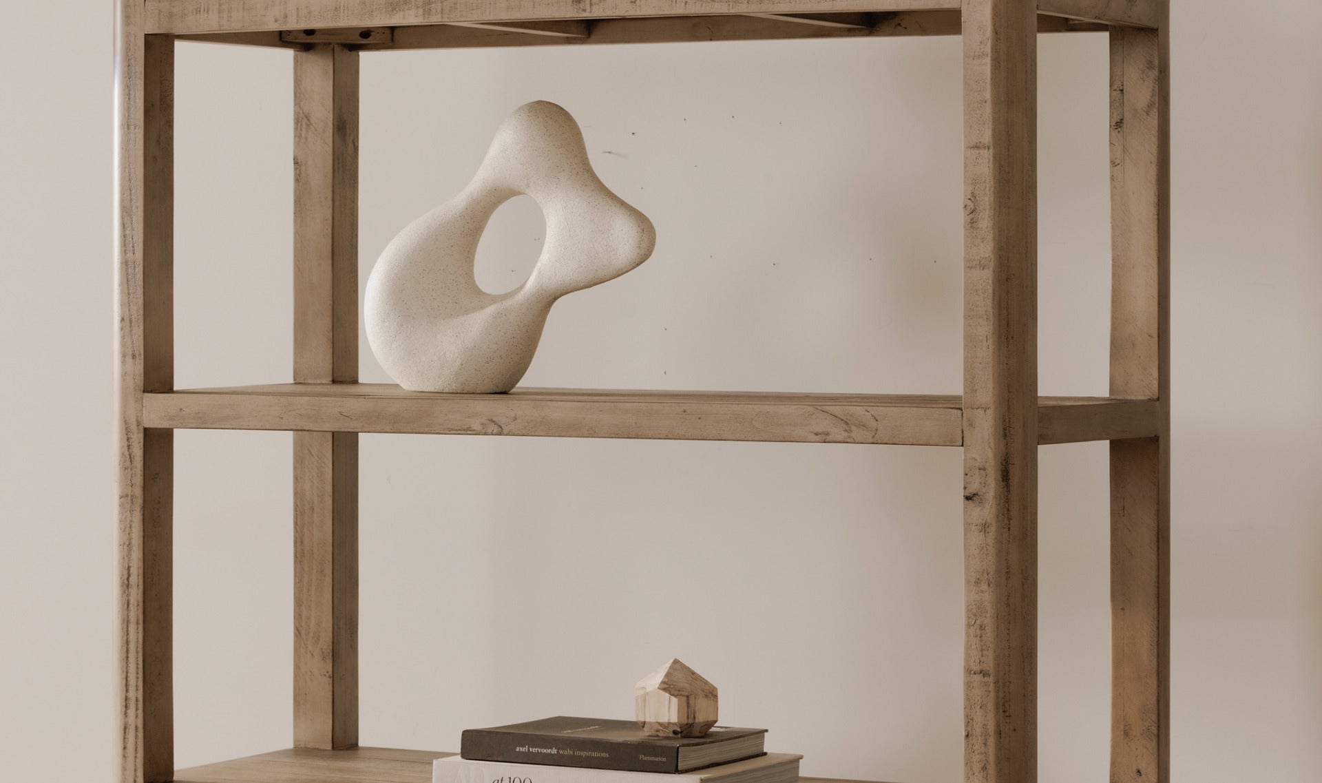Modern Brown Abbott Bookshelf - Stylish Storage for Every Room