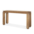 60" Brown Solid Wood Console Table