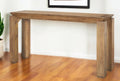60" Brown Solid Wood Console Table