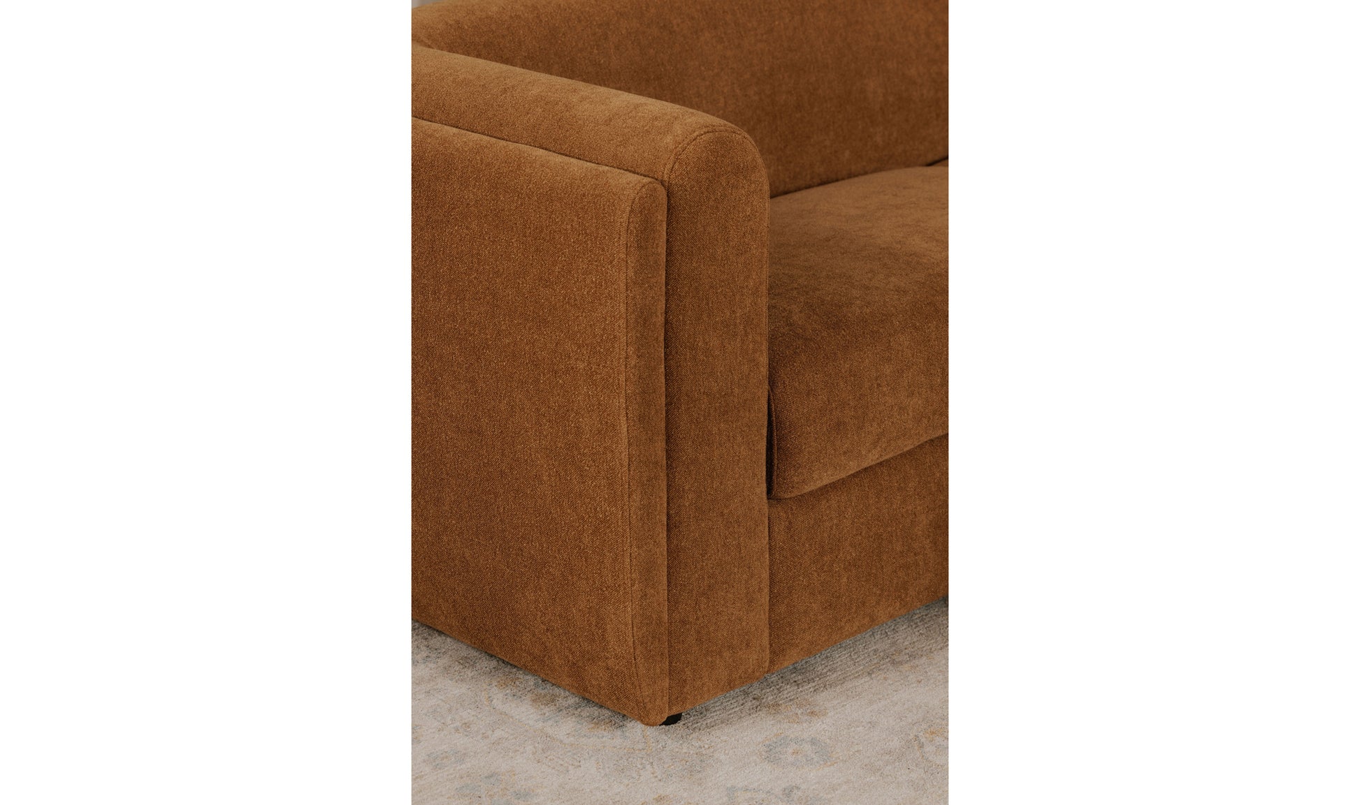 Alora Tan Sofa - Elegant Modern Comfort for Living Spaces in leather or Fabric