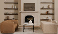 Alora Tan Sofa - Elegant Modern Comfort for Living Spaces in leather or Fabric