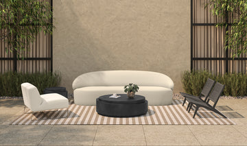 Black Outdoor Coffee Table Cosmo