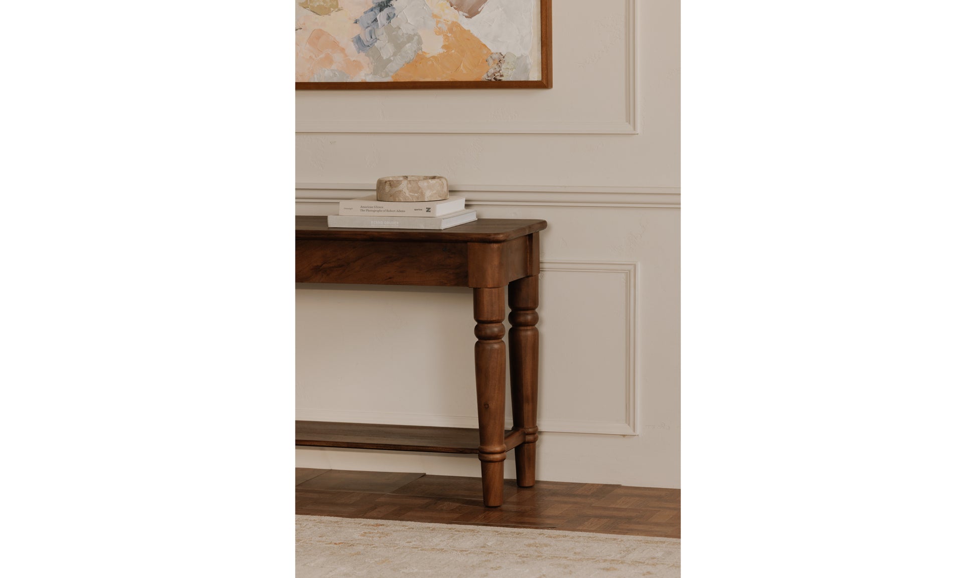 Russet Brown Console Table