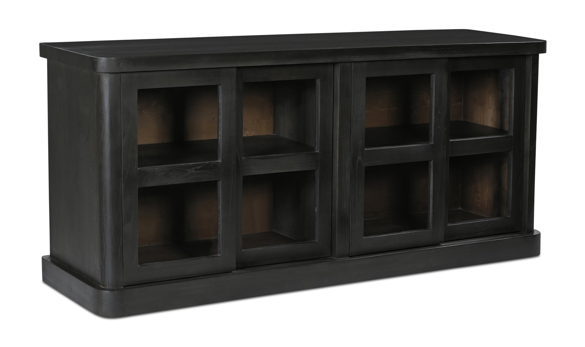 Mona Modern Black Sideboard