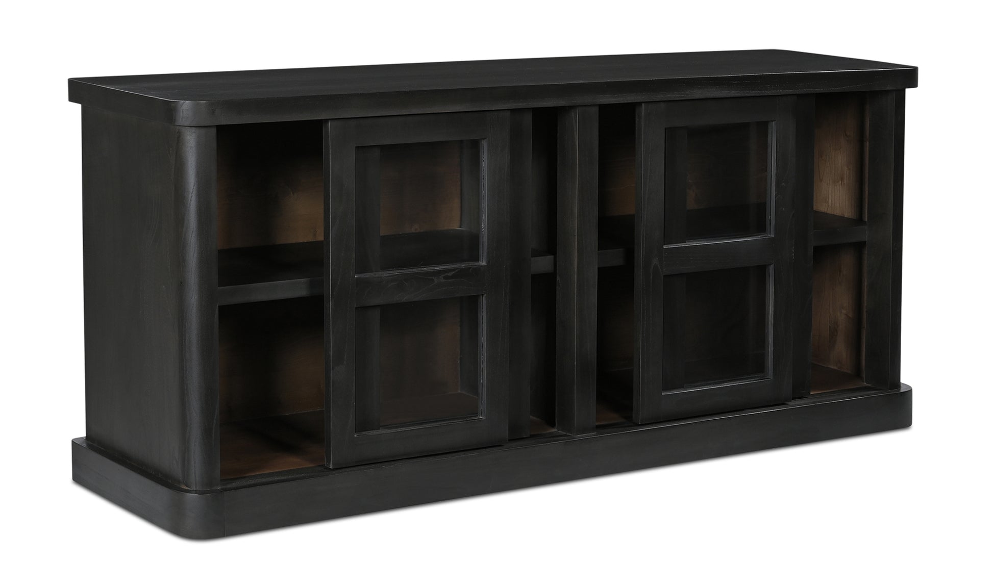 Mona Modern Black Sideboard