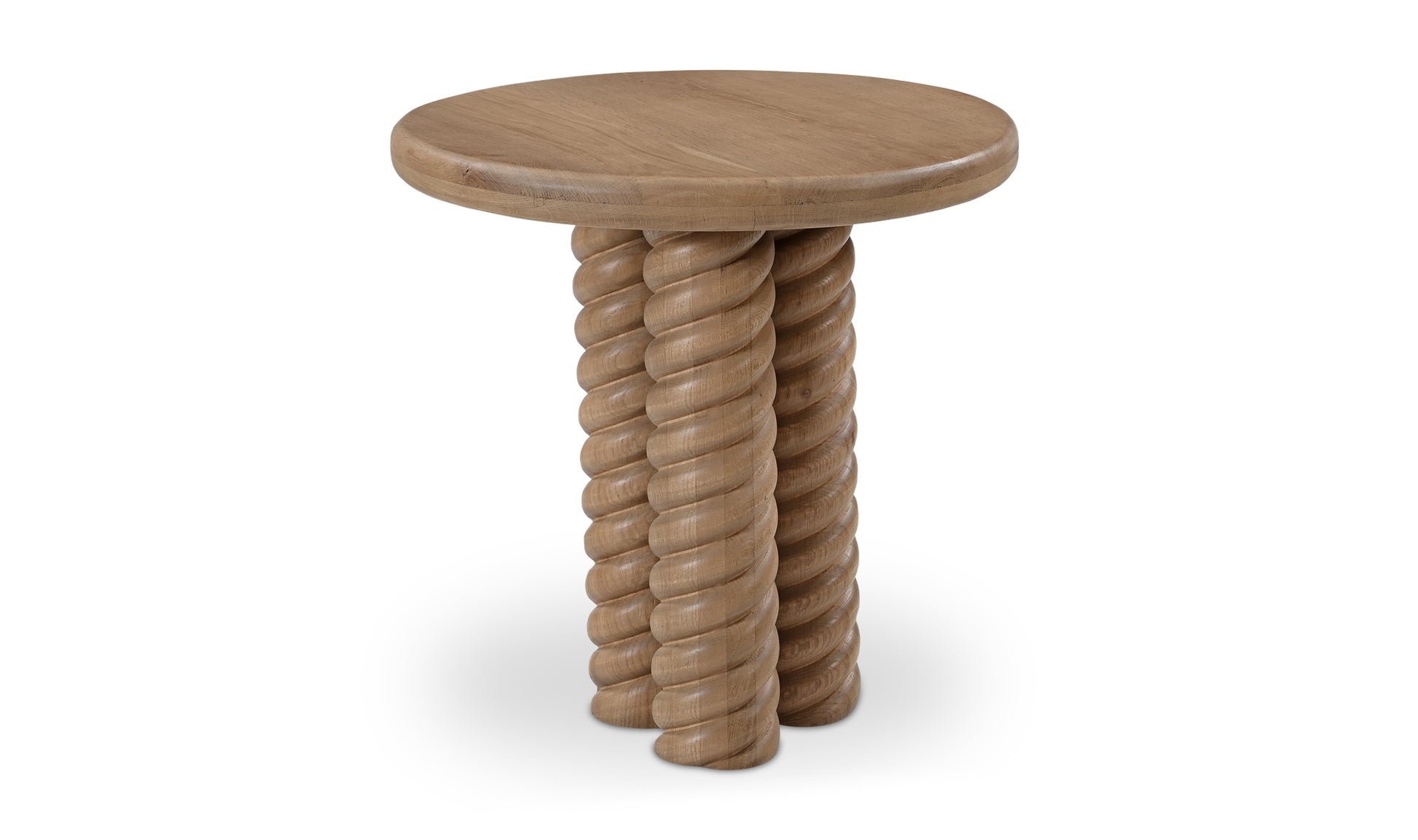 Treccia Side Table Oak