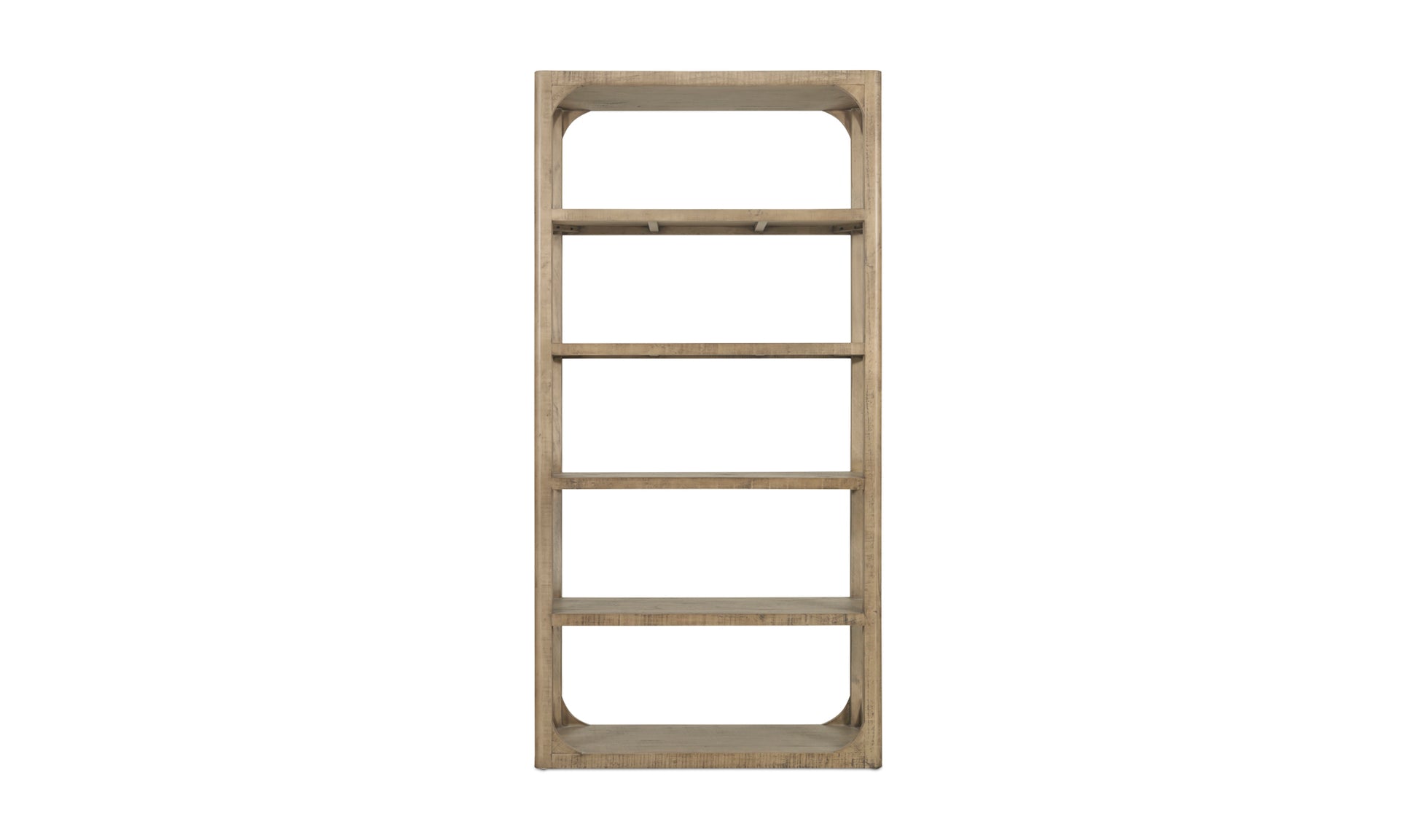 Modern Brown Abbott Bookshelf - Stylish Storage for Every Room