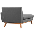 Right-Facing Fabric Chaise Lounge Chair