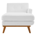 Right-Facing Fabric Chaise Lounge Chair