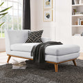 Right-Facing Fabric Chaise Lounge Chair