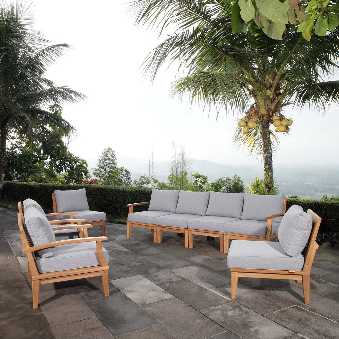 Marina Outdoor Teak Patio Set