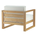 Stylish Upland 3-Piece Outdoor Teak Set for Cozy Spaces