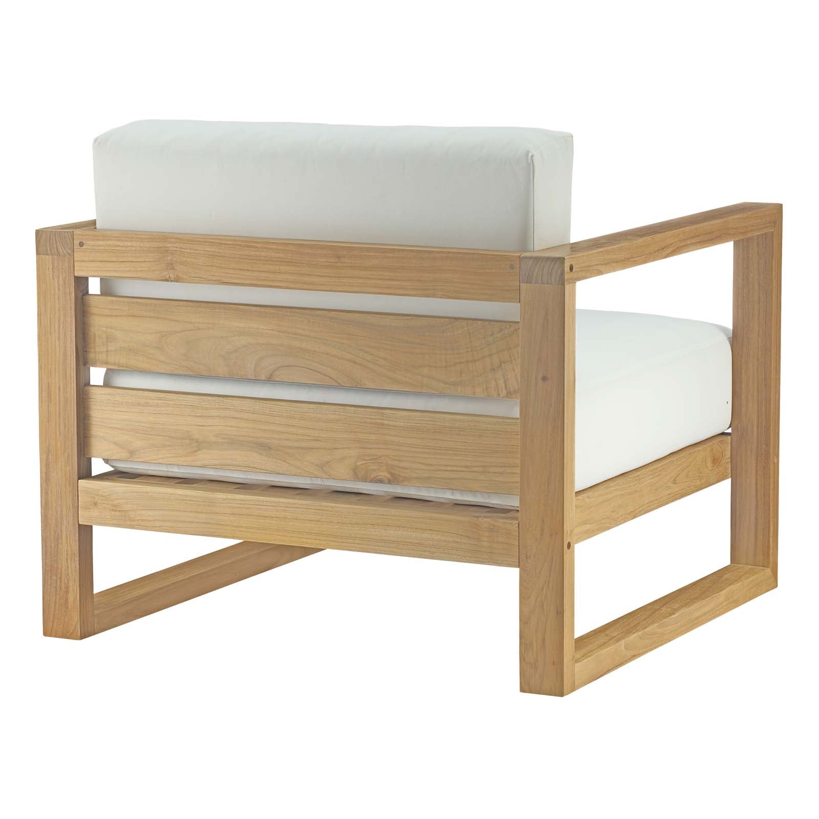 Stylish Upland 3-Piece Outdoor Teak Set for Cozy Spaces