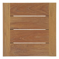 Stylish Upland 3-Piece Outdoor Teak Set for Cozy Spaces