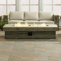 Manteo Rectangular Outdoor Fire Pit Table