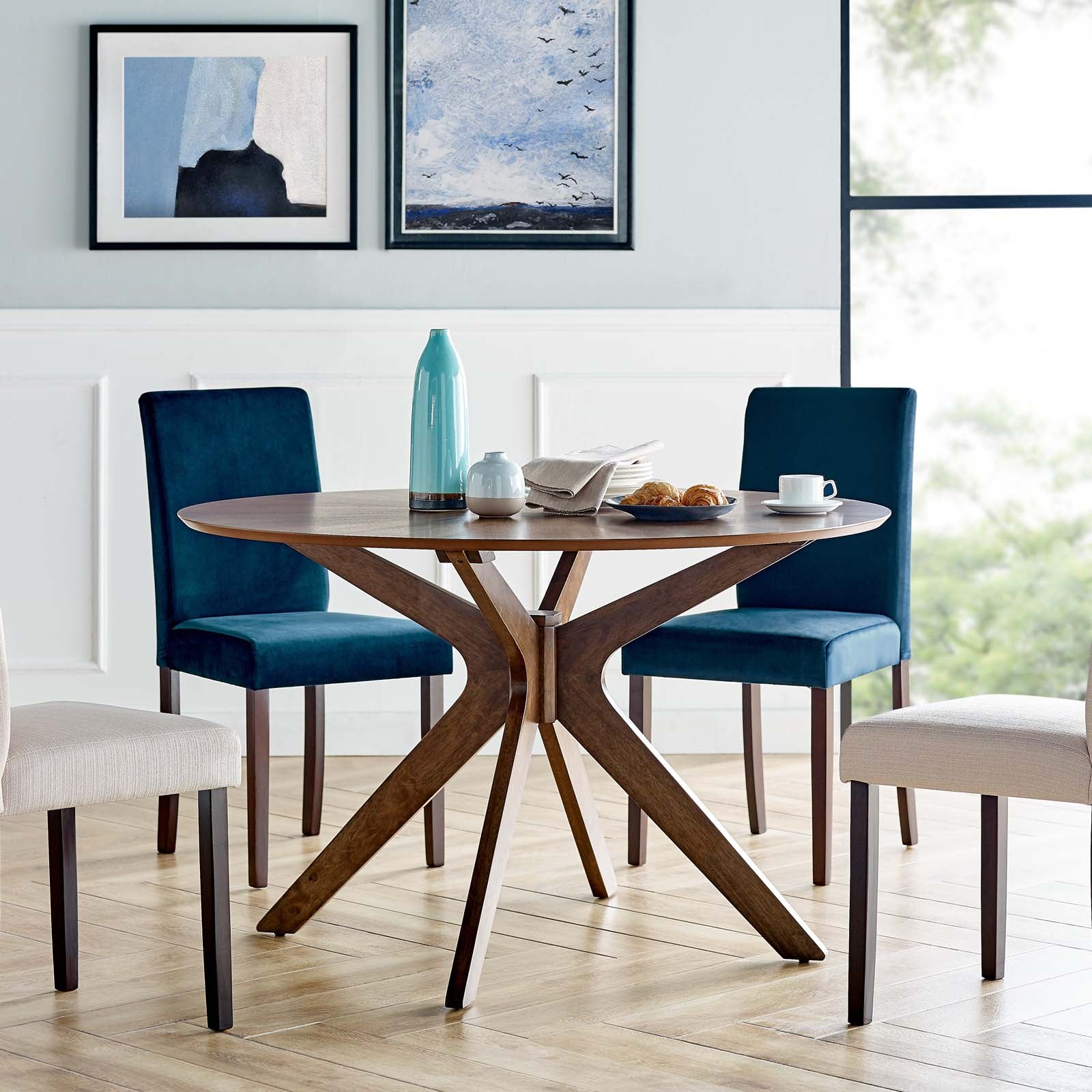 Crossroads Wood Dining Table