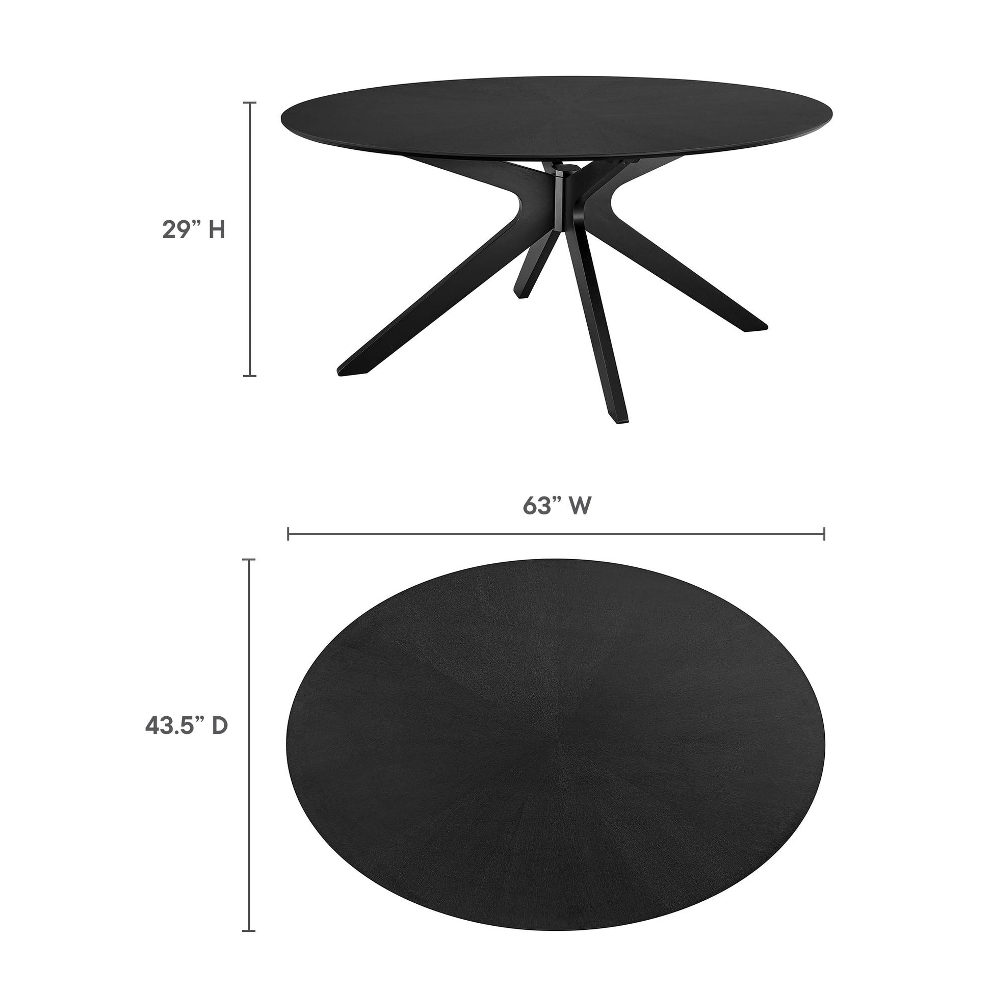 Crossroads Wood Dining Table