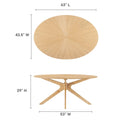 Crossroads Wood Dining Table