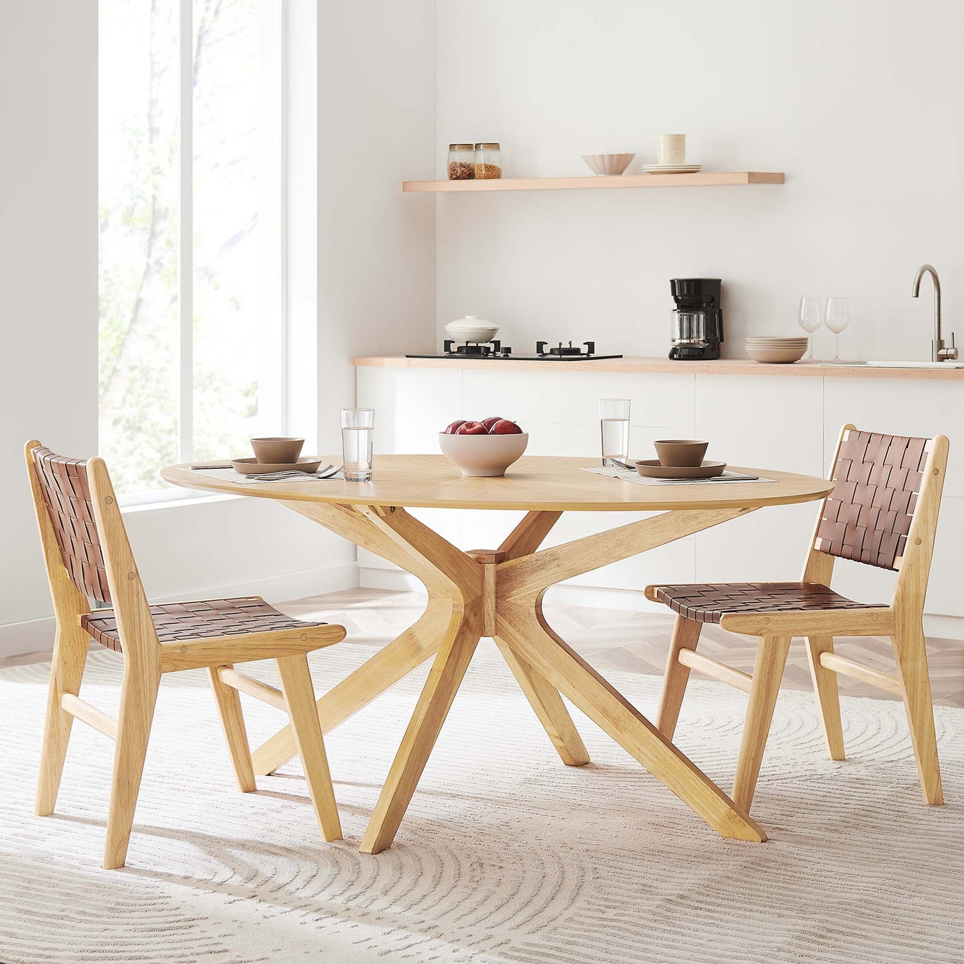 Crossroads Wood Dining Table