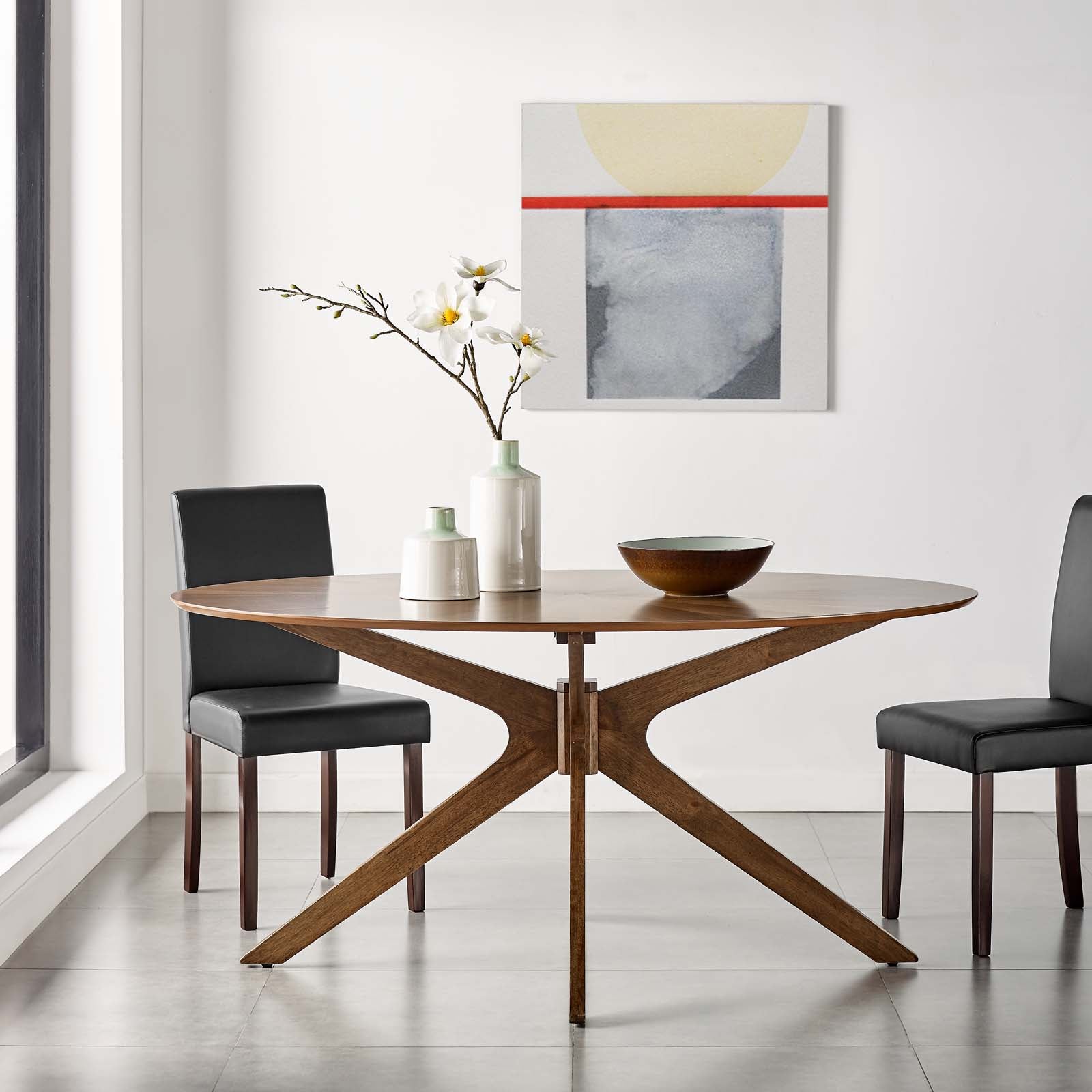 Crossroads Wood Dining Table