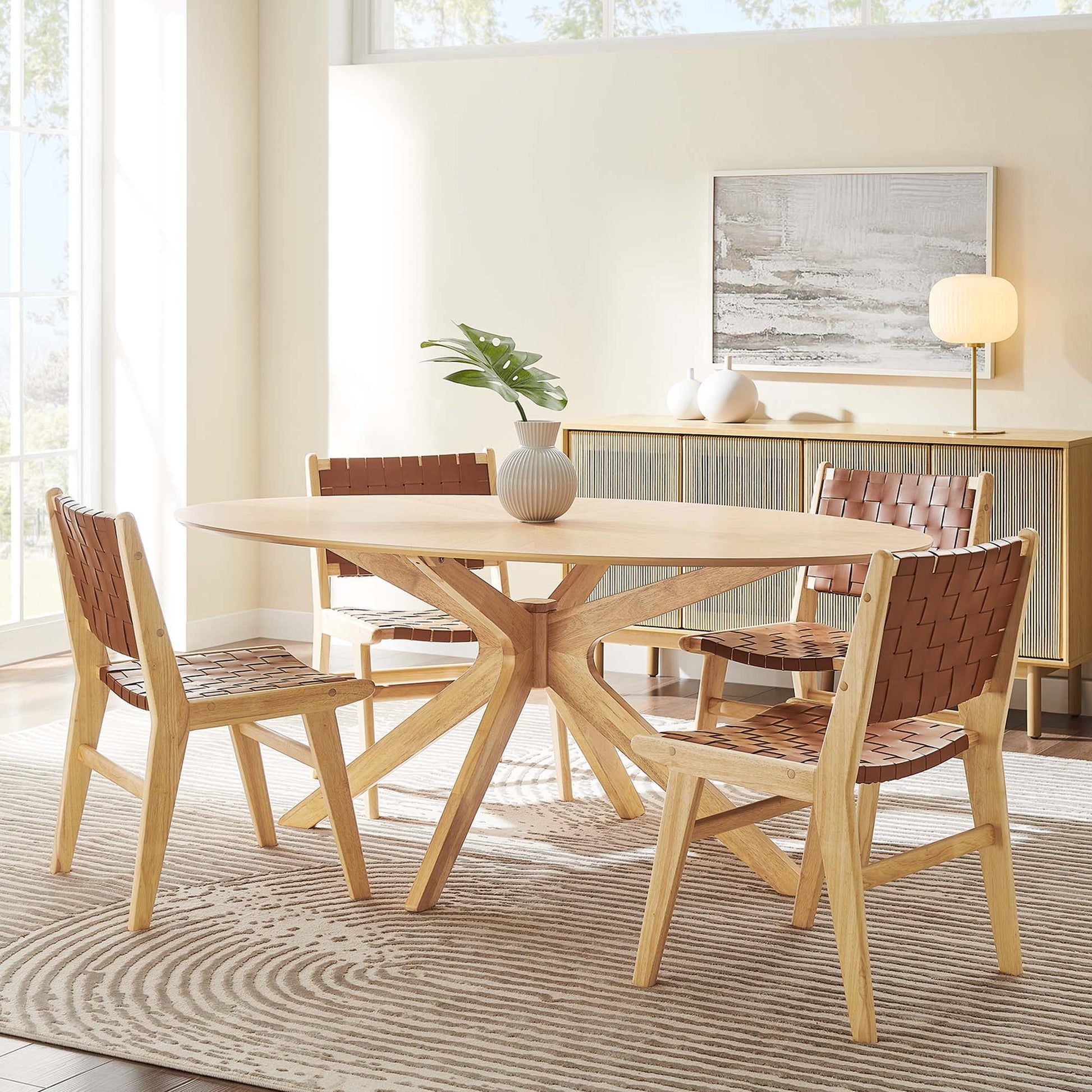 Crossroads Wood Dining Table