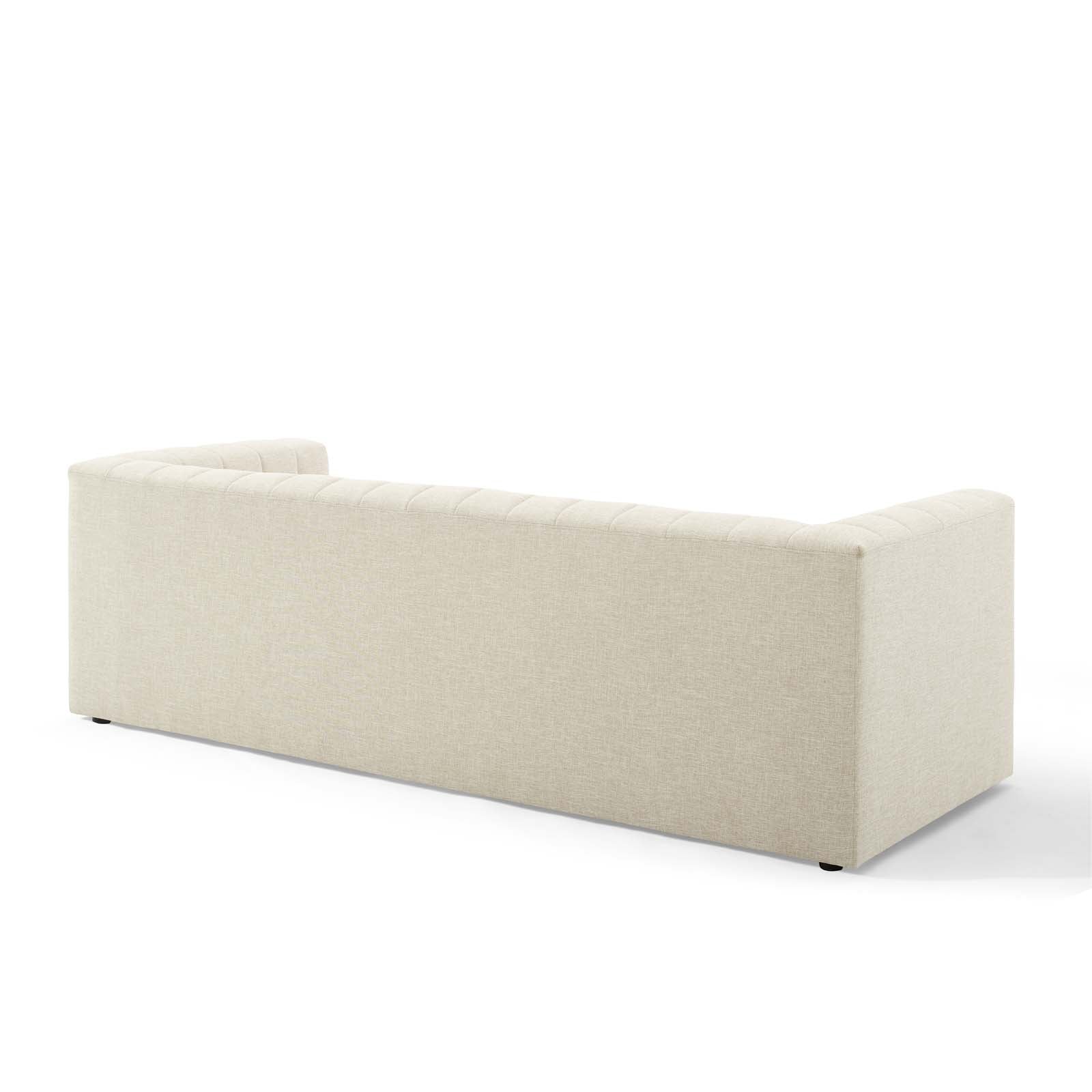 Reflection Channel Tufted Upholstered Sofa