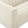 Reflection Channel Tufted Upholstered Sofa