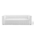 Reflection Channel Tufted Upholstered Sofa