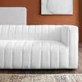 Reflection Channel Tufted Upholstered Sofa