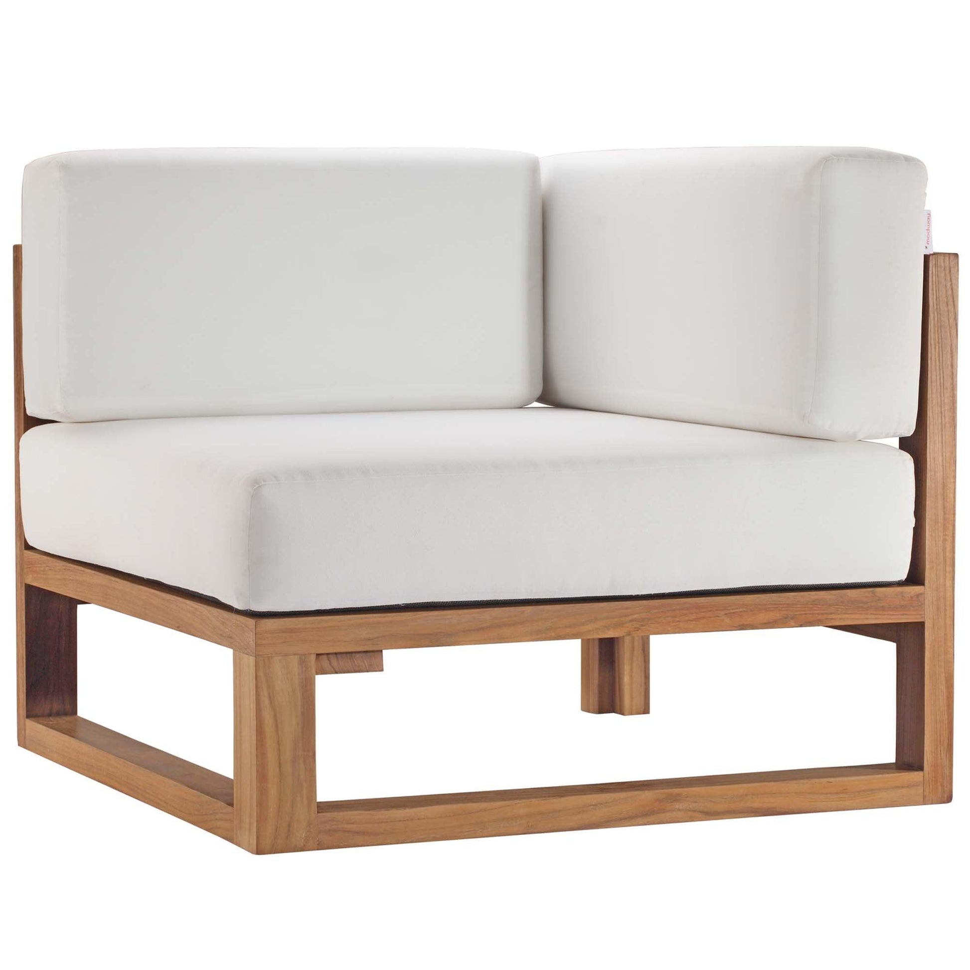 Teak Wood Patio Sectional Sofa