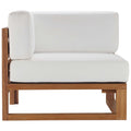 Teak Wood Patio Sectional Sofa