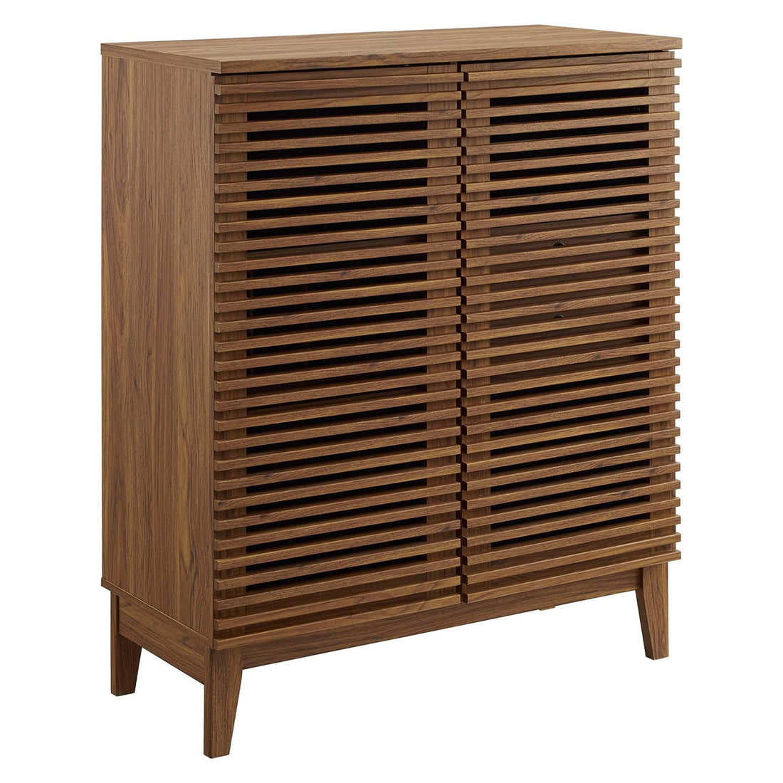 Render Bar Walnut Cabinet