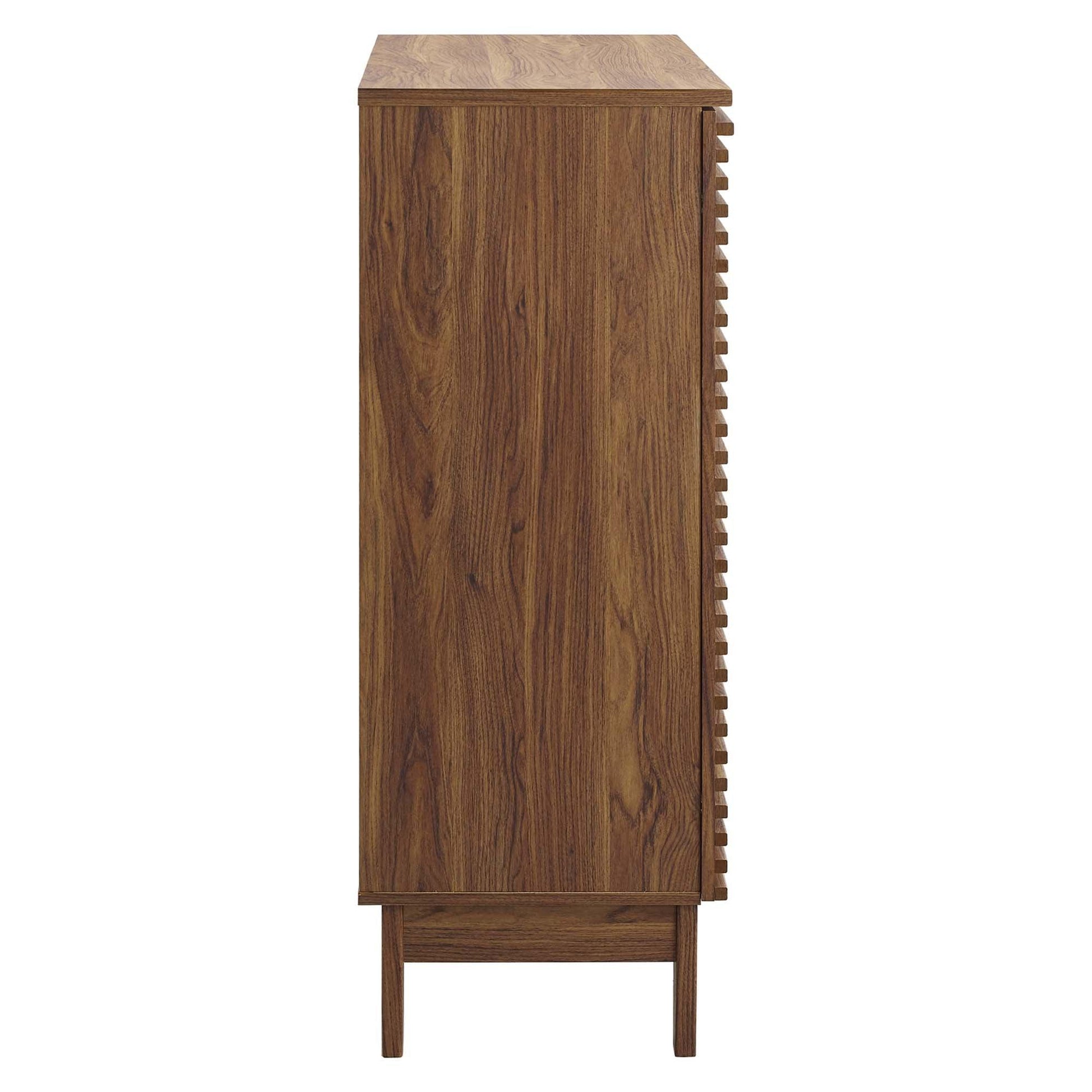 Render Bar Walnut Cabinet