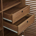 Render Bar Walnut Cabinet