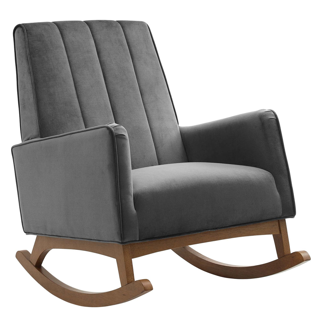 Sway Velvet Rocking Chair