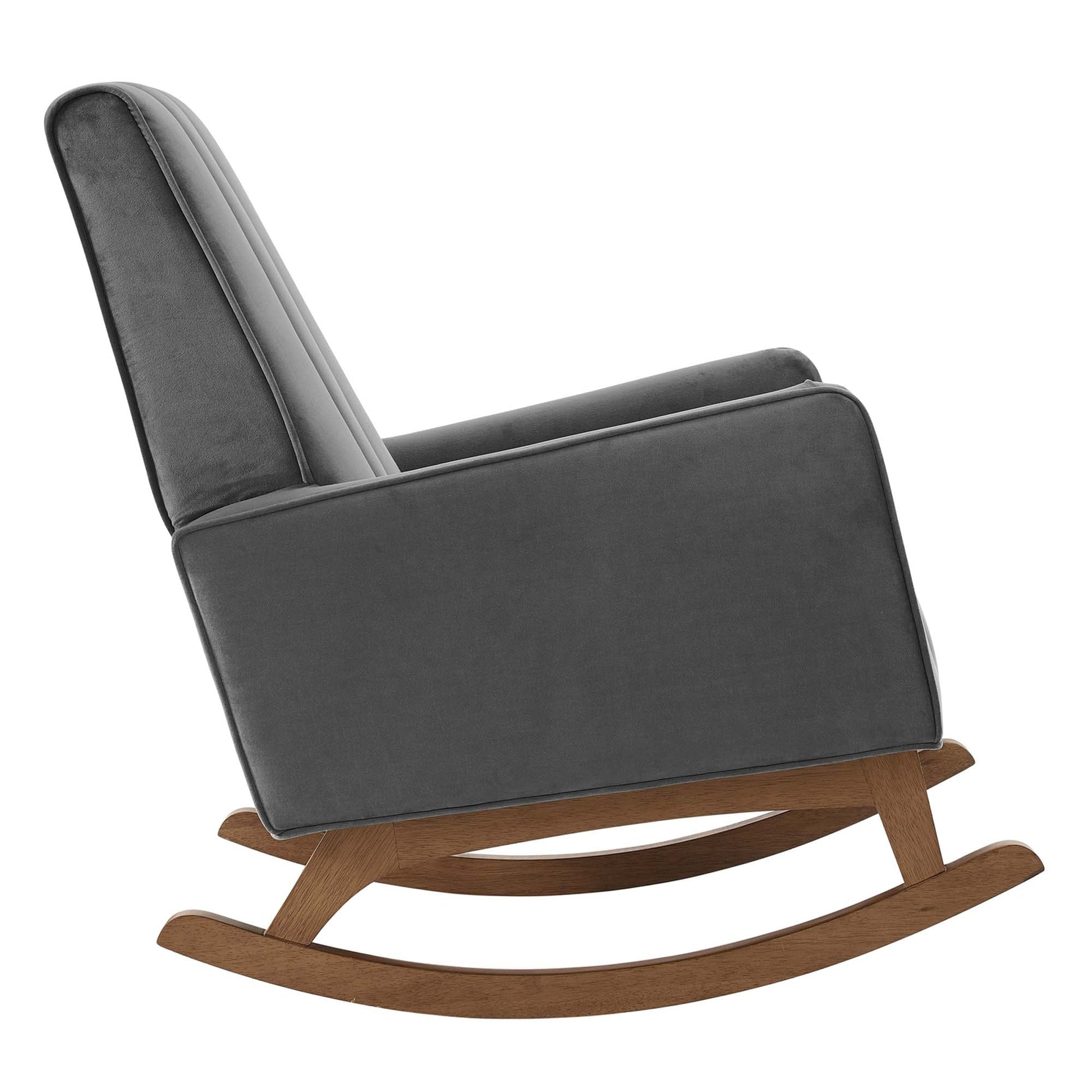 Sway Velvet Rocking Chair