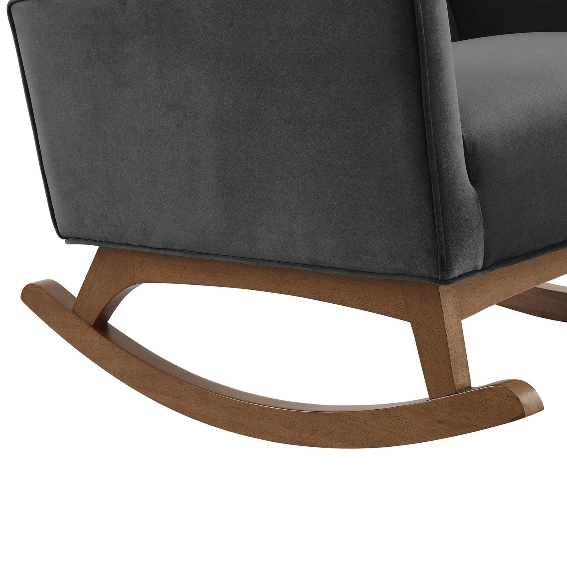 Sway Velvet Rocking Chair