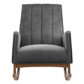 Sway Velvet Rocking Chair