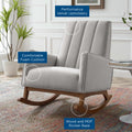 Sway Velvet Rocking Chair