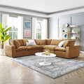 5 Piece Velvet Sectional Sofa