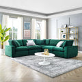 5 Piece Velvet Sectional Sofa